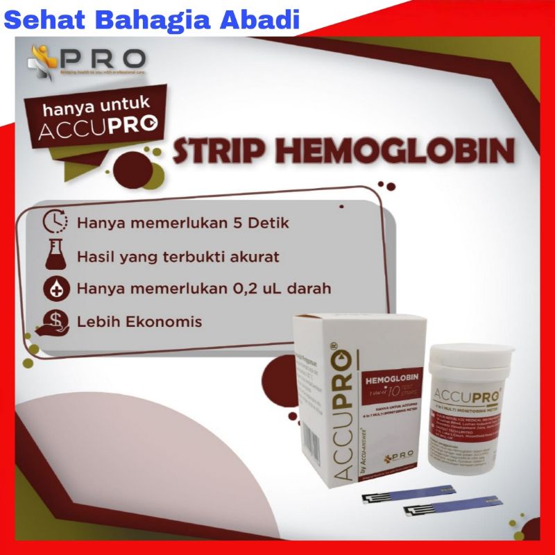 Strip Hemoglobin Accupro / Strip HB Accupro / Hemoglobin Accupro