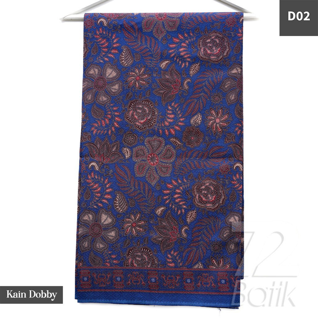 KAIN BATIK PREMIUM Dobby Motif Kembang Warna Hitam Item Ireng Dolbi Dobi Doby Viscos 726288 CAP 72 - Jarik Jarit Samping Kebat Panjang Batik Dobby Modern Premium Bahan Seragam Batik Pernikahan Kantor Keluarga Murah Kamen Jadi Batik Bali Lembaran