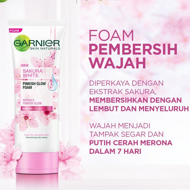 ⭐BAGUS⭐ GARNIER FACIAL WASH | Pure Active / Sakura / Light Complete Whip Foam 50 &amp; 100ml