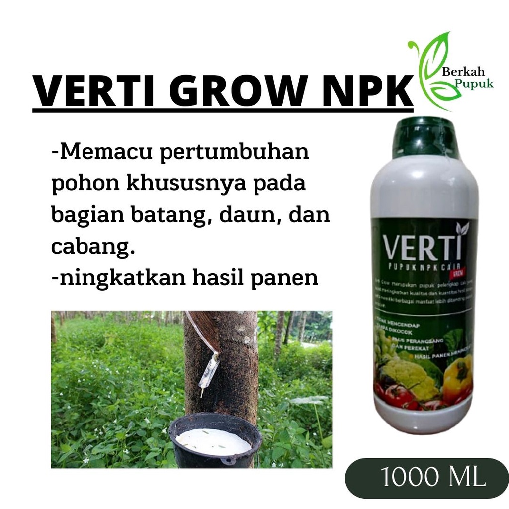 Pupuk Perbanyak Getah Karet, Pupuk Karet Penambah Penderas Getah Karet