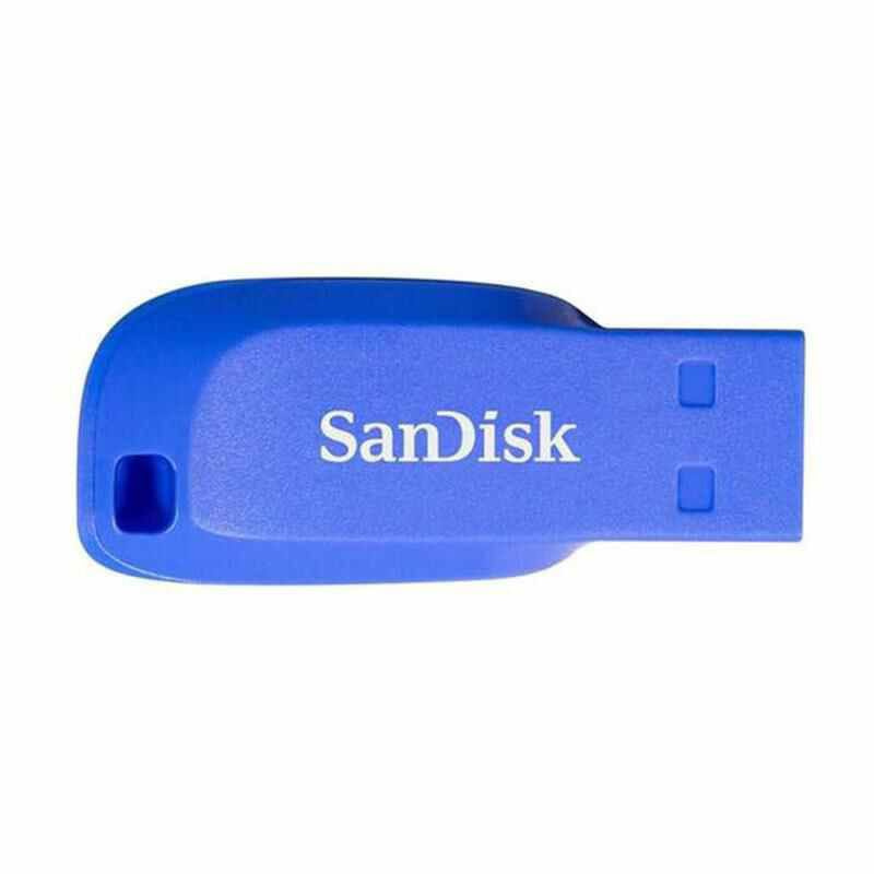 PROMO EXLUSIVE FLASHDISK SANDISK CRUZER BLADE DAN SANDISK DUAL DRIVE OTG 8GB 16GB 32GB 64GB-BLADE 16 BIRU