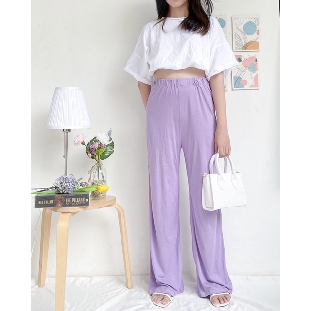 Fiyu Comfy Kulot Long Pants 11C-Rdm