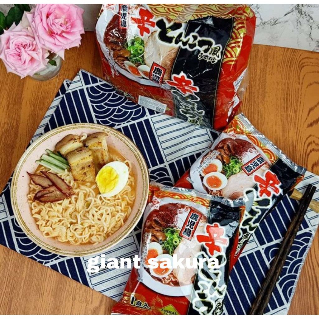 

Higashimaru Hot Tonkatsu style kagoshima ramen / ramen jepang / makanan jepang / makanan import