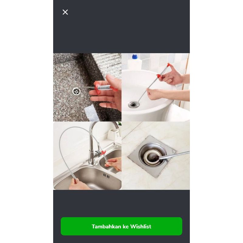 Termurah Penjepit lubang westafel pembersih saluran mampet
