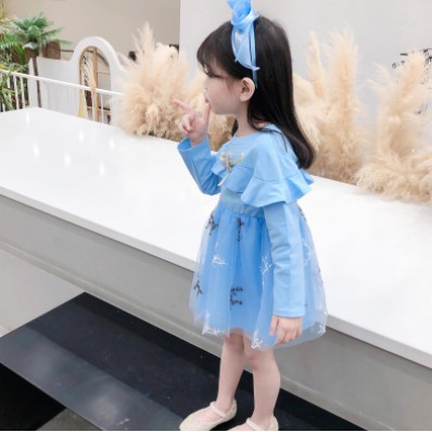 Plazababyku DRESS CLAIRE BRANCH EBV Baju Dress Anak Perempuan Import 6 bulan - 4 Tahun