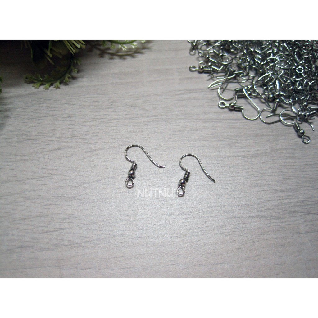 2 PCS KAIT ANTING MONEL SILVER