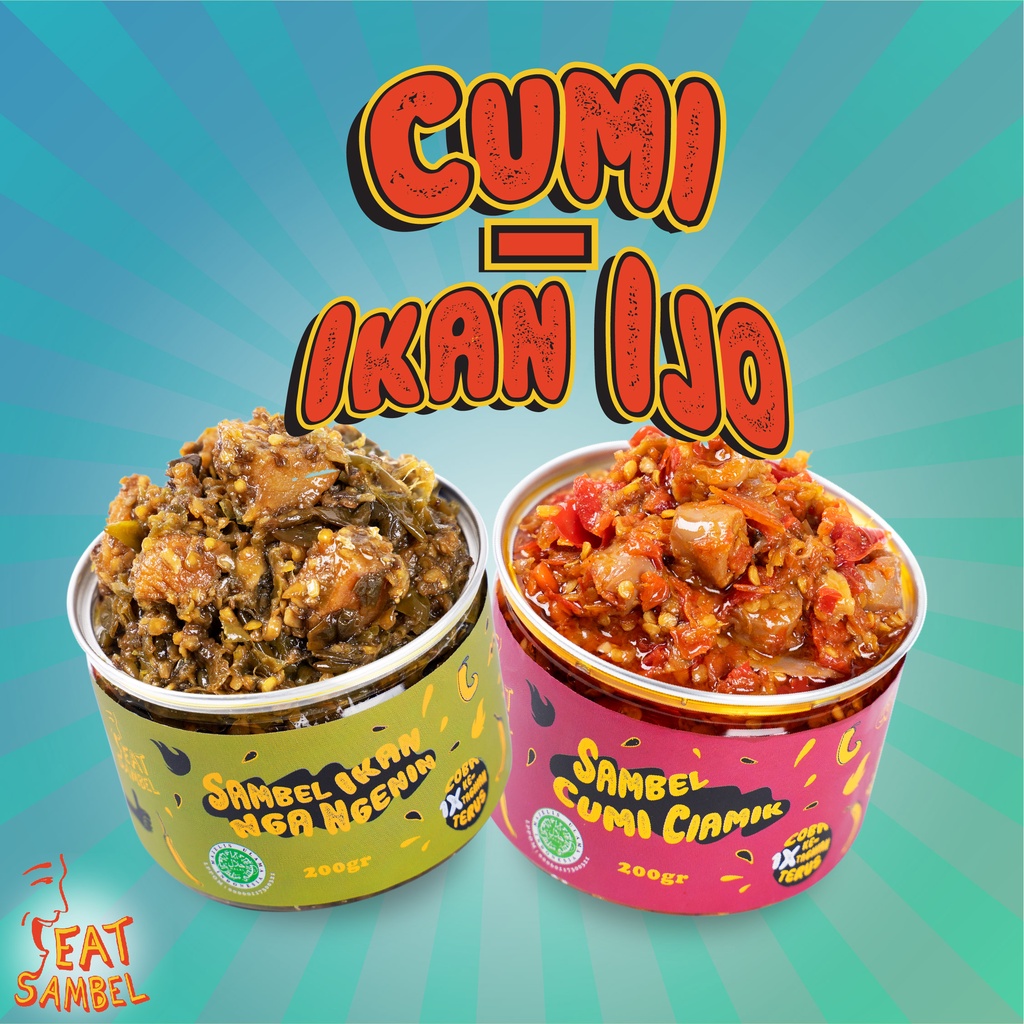 

Eat Sambel - Sambel Cumi Ciamik + Sambel Hijau Ikan Ngangenin (Sambal Rumahan)