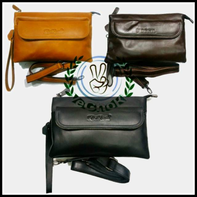 Dompet Tas Selempang Handbag Kulit Sapi Asli - Kickers BIJ493