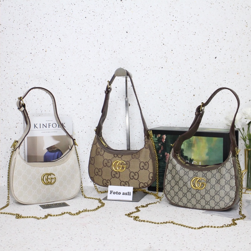 Gvcc! Half Moon Mini Bag 11979 (FreeDust Bag+ Bubble Wrap+Noseri)