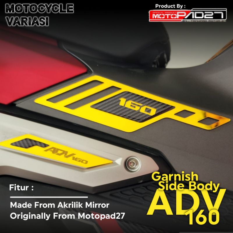 Garnis Cover Sidepad ADV 160 Garnis Body Samping ADV 160