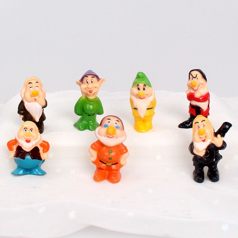 Snow White and the Seven Dwarfs Figures 8pcs/Set Miniatures Kids Fans Gift Toys