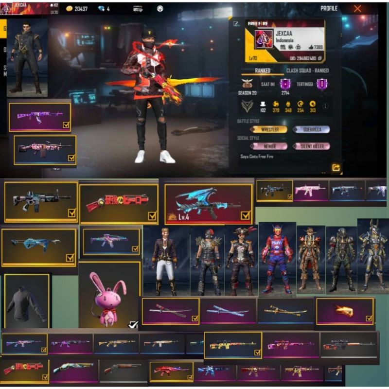 Akun Ff Sultan Murah Season 2 37 Full Epas Shopee Indonesia