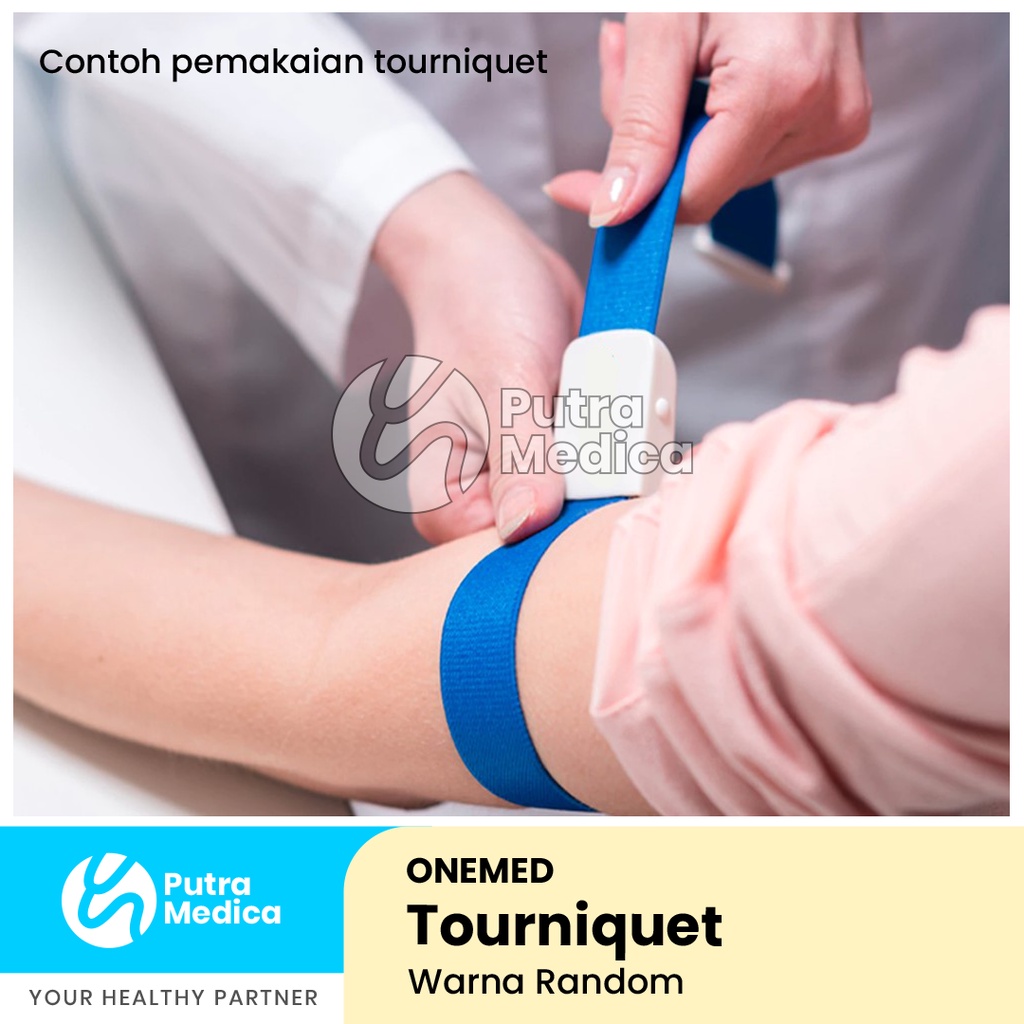 Onemed Tourniquet [Warna Acak] / Turniket / Pengikat Lengan