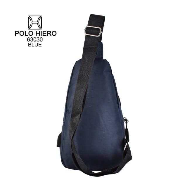 Tas Selempang Pria Waist Bag Polo Heiro 63030 Terbaru Free Kabel Extantion USB