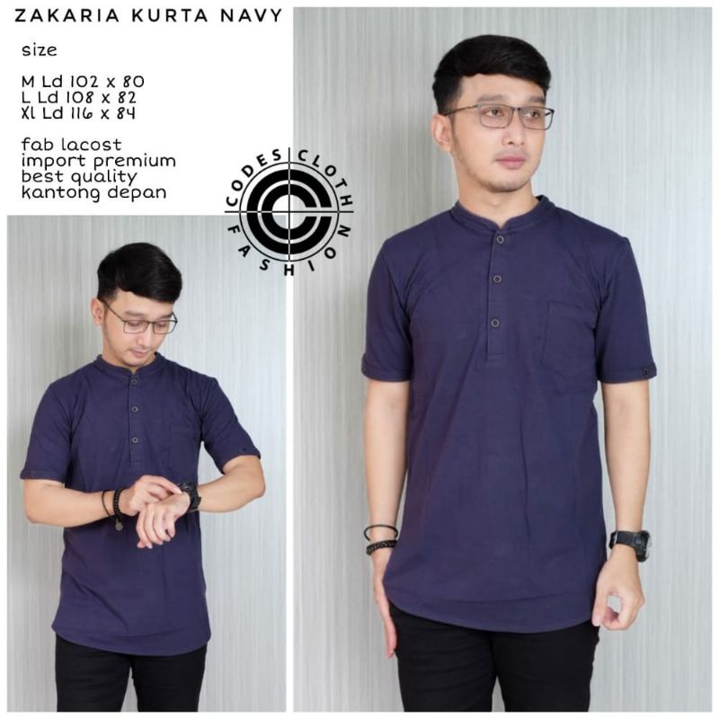 Kurta Kaos Baju Kurta Polo Baju Lebaran Pakaian Muslim Exclusive Premium