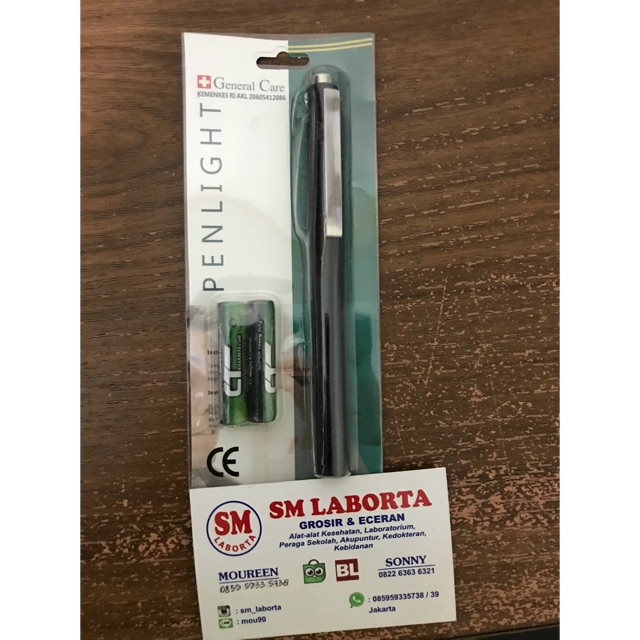 penlight halogen cahaya kuning general care
