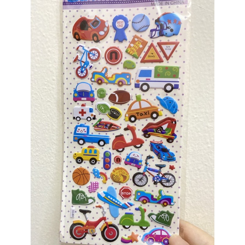 Sticker karakter pooh frozen boy girl music princess avenger 3D glitter-Trsp big