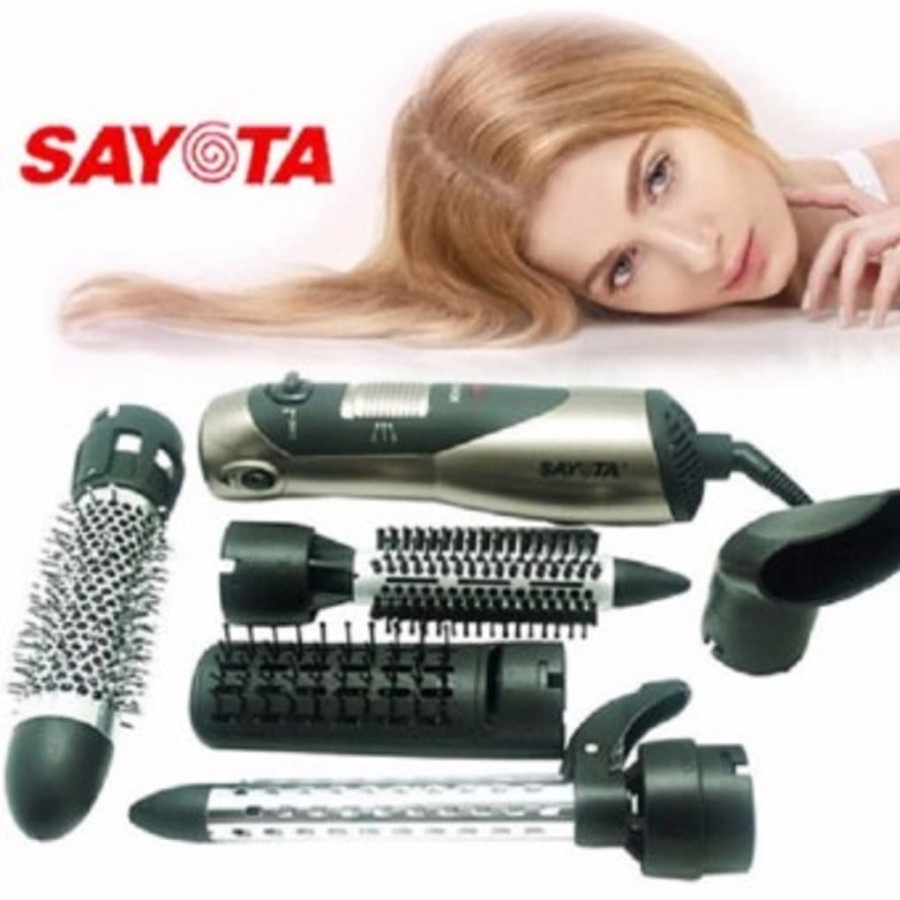 Pengering Rambut Hair Dryer Sayota SHD 702 Kuru Kuru 5in 1 Terlengkap-original