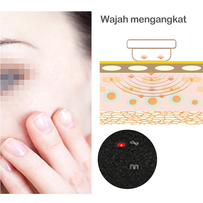 ❤ Garansi ❤ 3 In 1 Alat Detox Wajah Ultrasound Soft cauter ultrasound 22W alat 2 In 1 detox strika setrika wajah mata penghilang tai lalat kutil flek tatto