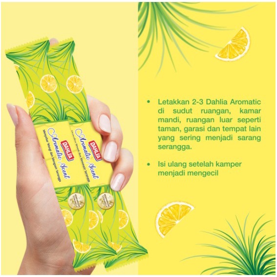 Dahlia Fresh Bouquet Block 180gr / Aromatic Scent With Citronella Oil isi 6pcs 200g gram Kamper Kapur Barus