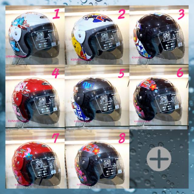 Helm Motor Model GM Evo Termurah