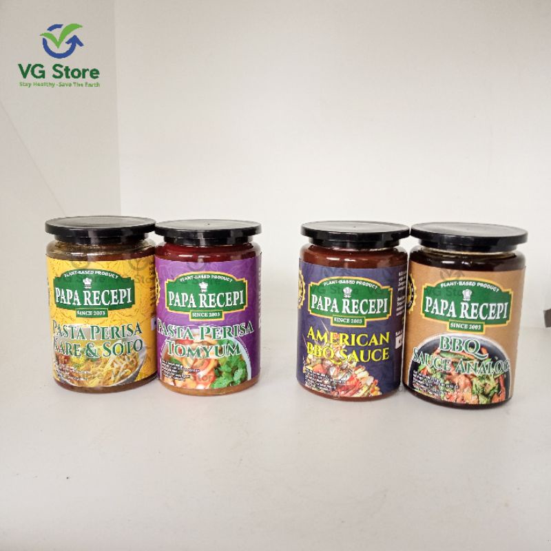 Bumbu masak Papa Recepi All Variant pasta perisa Kari kare Soto / BBQ Analog / Tomyum / America BBQ 