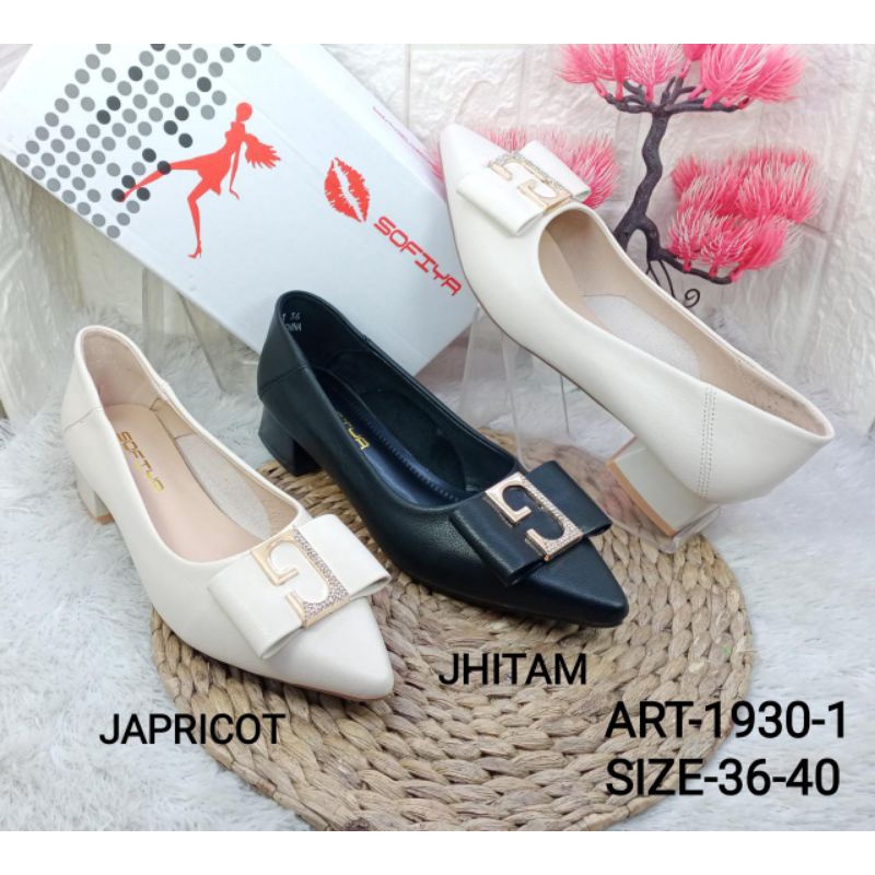 sepatu hak wanita sofiya 1930-1