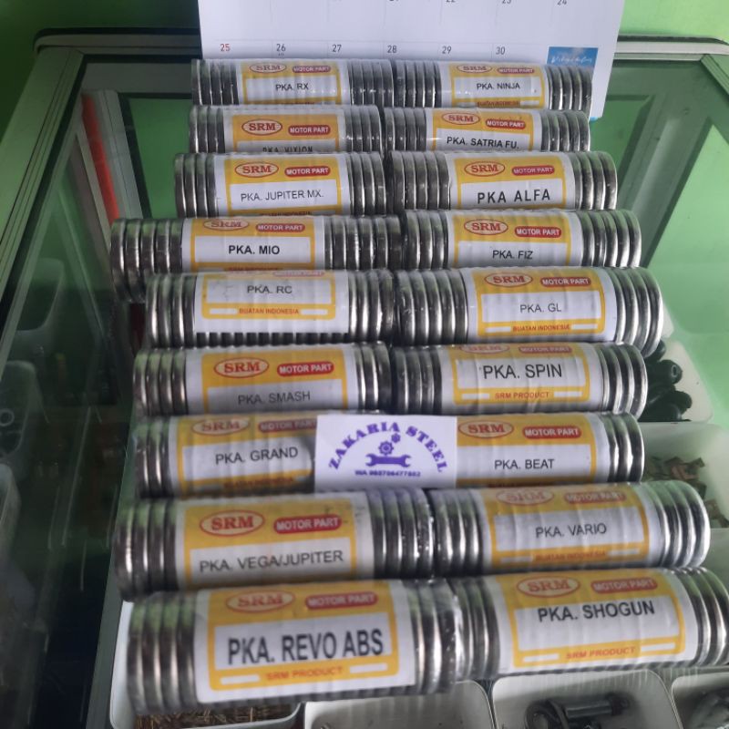 Packing pak knalpot merk SRM