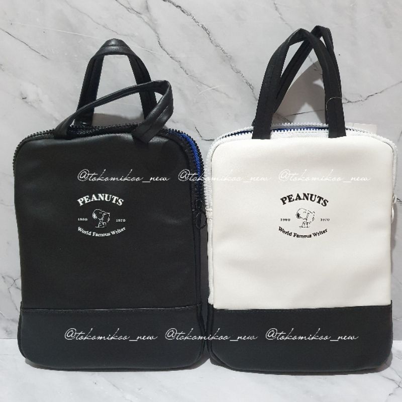 Slevee Tas Laptop Notebook Ipad case karakter Snoopy