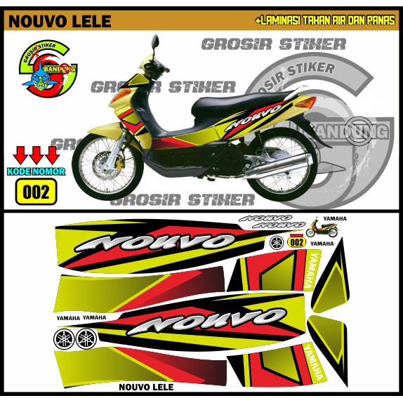 STRIPING VARIASI MOTOR YAMAHA NOUVO LELE