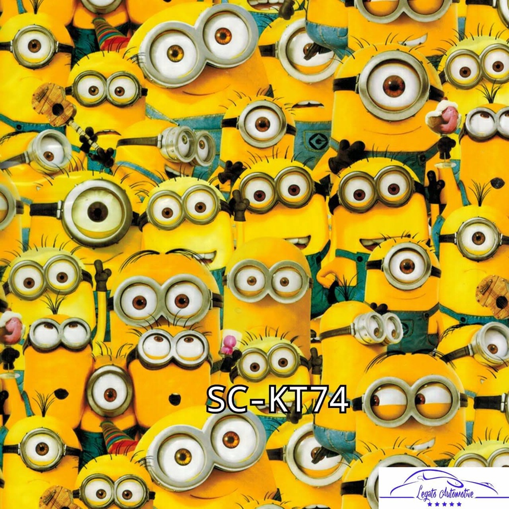 WATER PRINTING CARBON CELUP WTP MOTIF KARTUN MINION SC-KT74