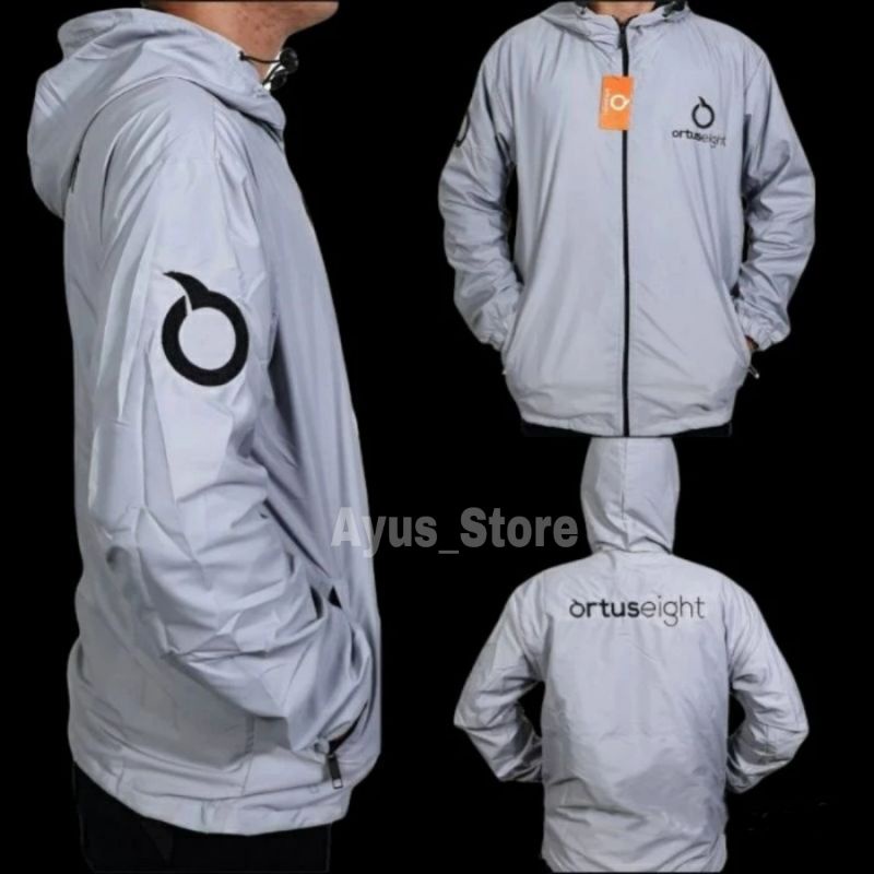 Jaket ortuseight runing sport olahraga / jaket olahraga /  jaket parasut ortuseight / jaket bola / jaket Ortus olahraga