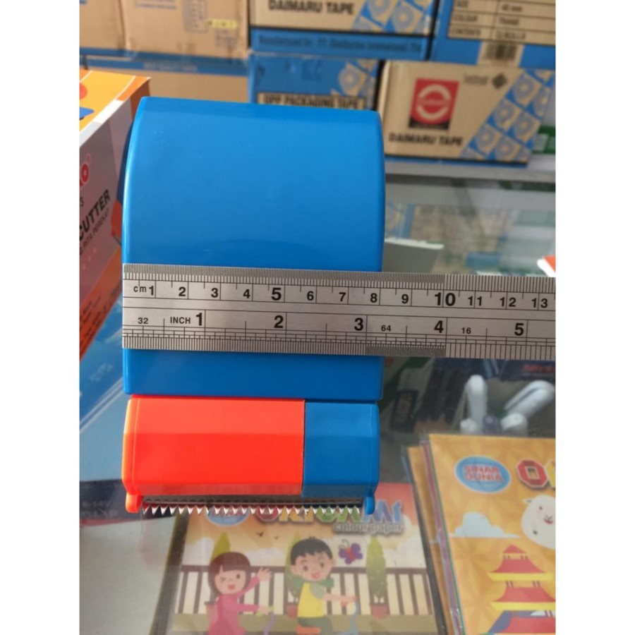 

TAPE DISPENSER / TAPE CUTTER / TEMPAT ISOLATIP ISOLASI LAKBAN JOYKO TD-3