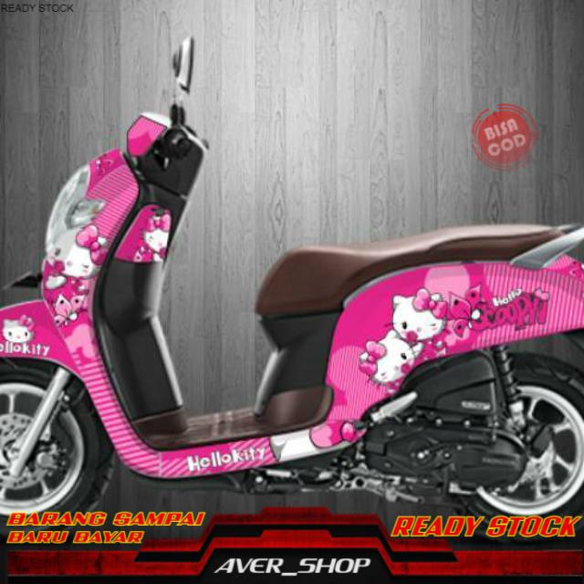 Decal scoopy fi full body Striping motor scoopy variasi Stiker scoopy 2020 Sticker motor