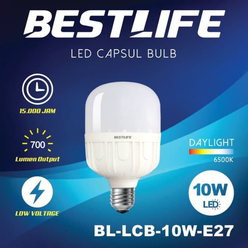 LAMPU CAPSUL KAPSUL CAPSULE LED CAPSULE CAPSUL BULB 10 W BESTLIFE BL-LCB-10W BEST LIFE BOHLAM LAMP LOW VOLTAGE 700 LUMEN OUTPUT