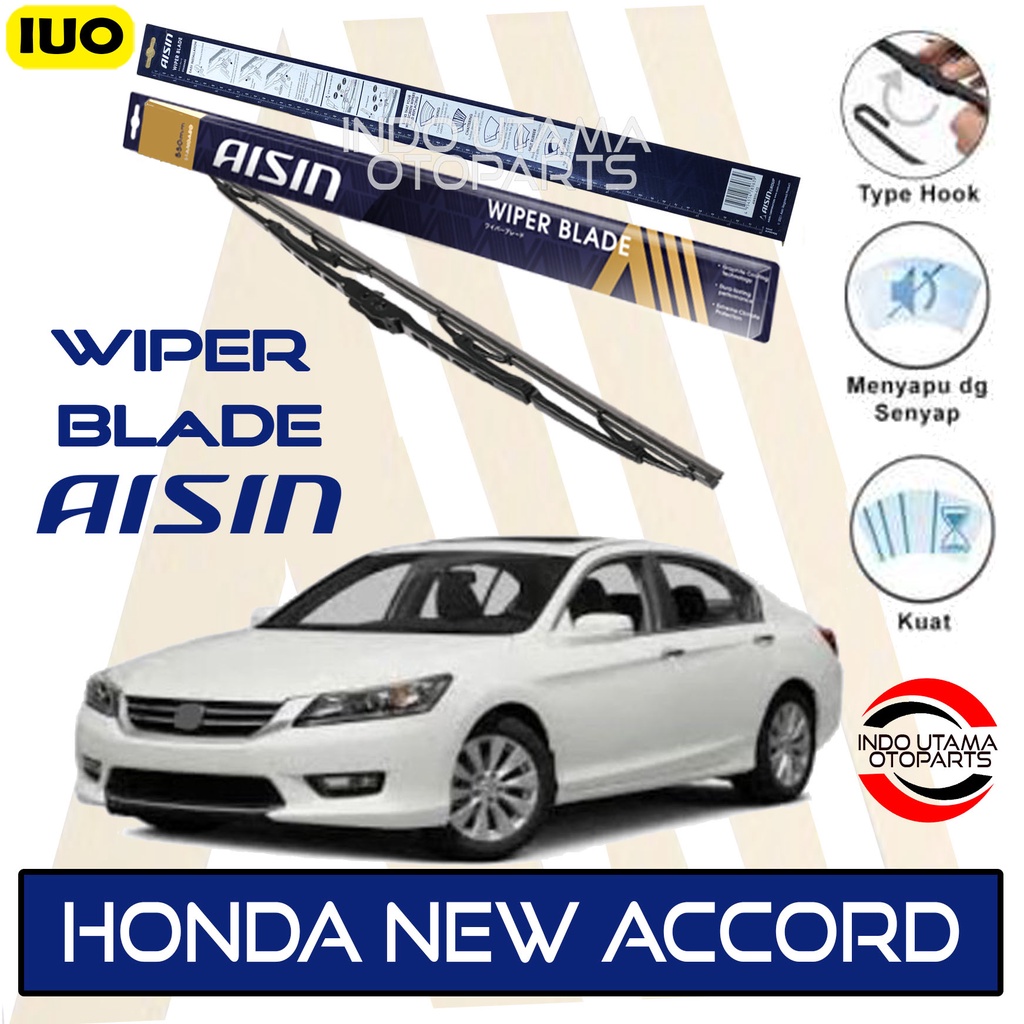 Wiper Mobil Honda New Accord AISIN Sepasang 19-26&quot; ORIGINAL