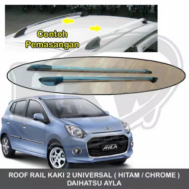 Roof rail kaki 2 mobil ayla