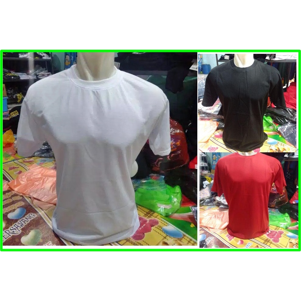 ( bisa cod ) KAOS POLOS JAHITAN RANTAI TERBARU ALL SIZE
