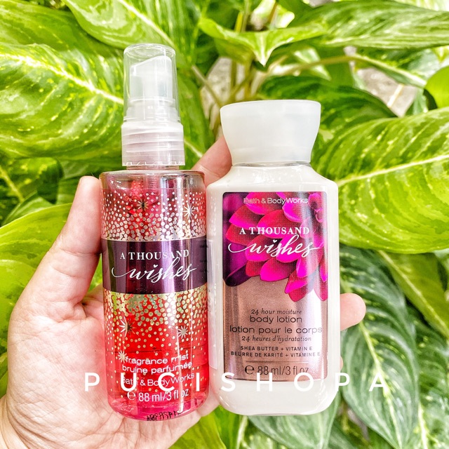 Jual Restock !!! Bath And Body Works A Thousand Wishes Shopee Indonesia