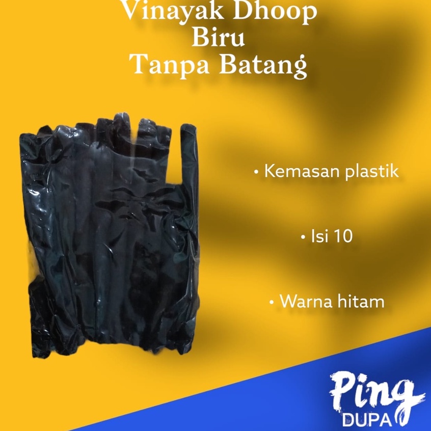 Dupa Vinayak Dhoop Diamond Biru Tanpa Batang Tanpa Kotak