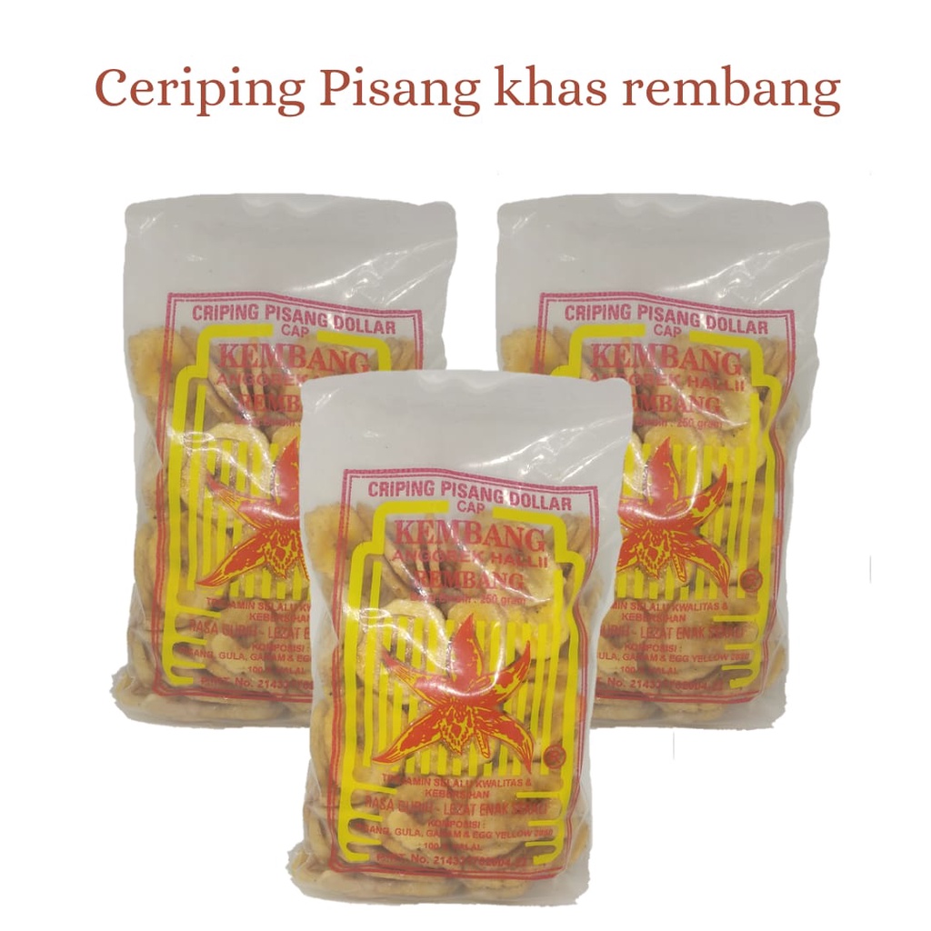 

Ceriping pisang khas rembang