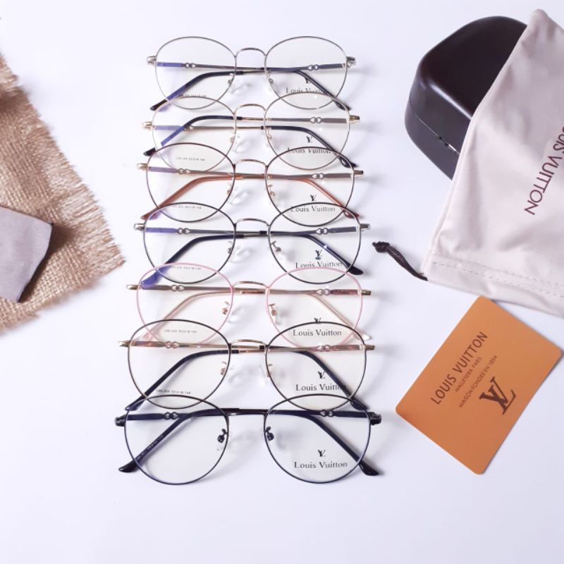 Kacamata Wanita Oval/Kacamata Antiradiasi Minus Silinder Plus