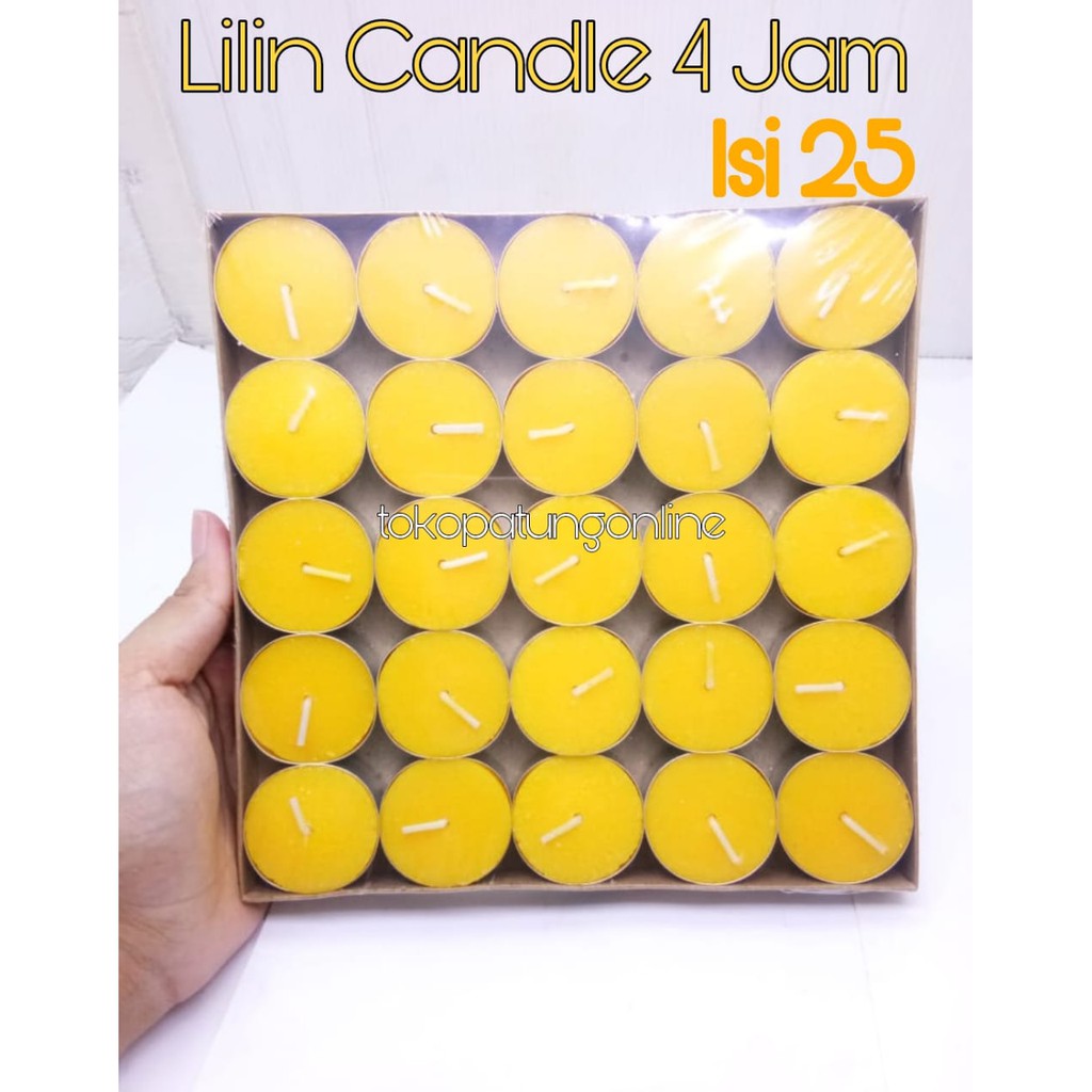 Lilin Murah Tealight Aromaterapi 4 jam Kode B