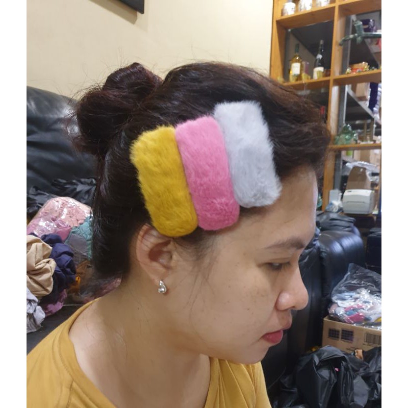 TAKASHI JEPIT RAMBUT WANITA BULU UNYU2 KOREA CUTE