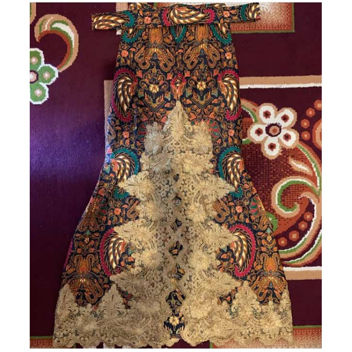 Rok  kemen Bordir Bawahan Modif