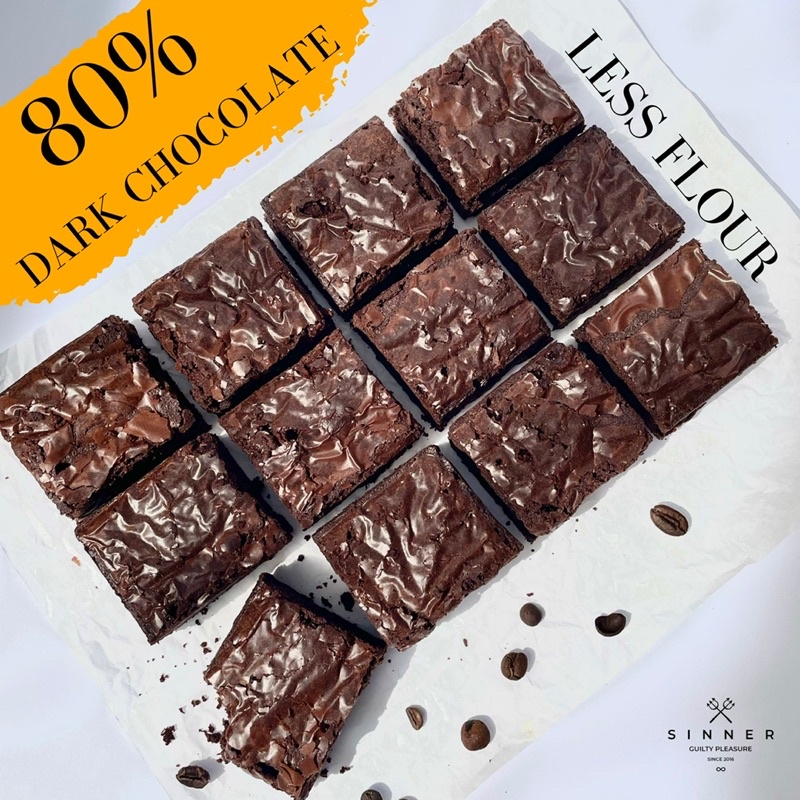 

NOB ESPRESSO FUDGY BROWNIES / BROWNIES PREMIUM 22x10 cm (rasa kopi)