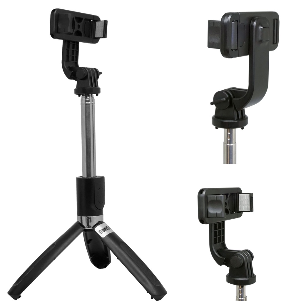 MallCasing - OneSOS Selfie Stick Tongsis Tripod Holder 4 in 1 with Wireless Remote Smartphone Bluetooth Shutter - L02