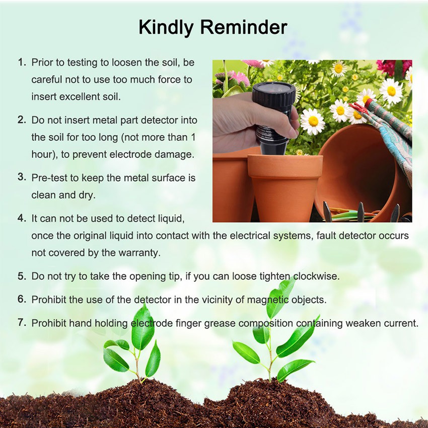 KS-05 2 In I Soil Ph Humudity Moisture Tester Untuk Berkebun Tanaman Original High Quality Premier-W