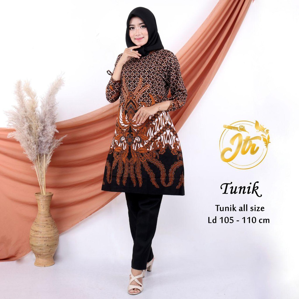 MODEL ATASAN TERBARU ATASAN BATIK TUNIK KERJA KODE L  2022
