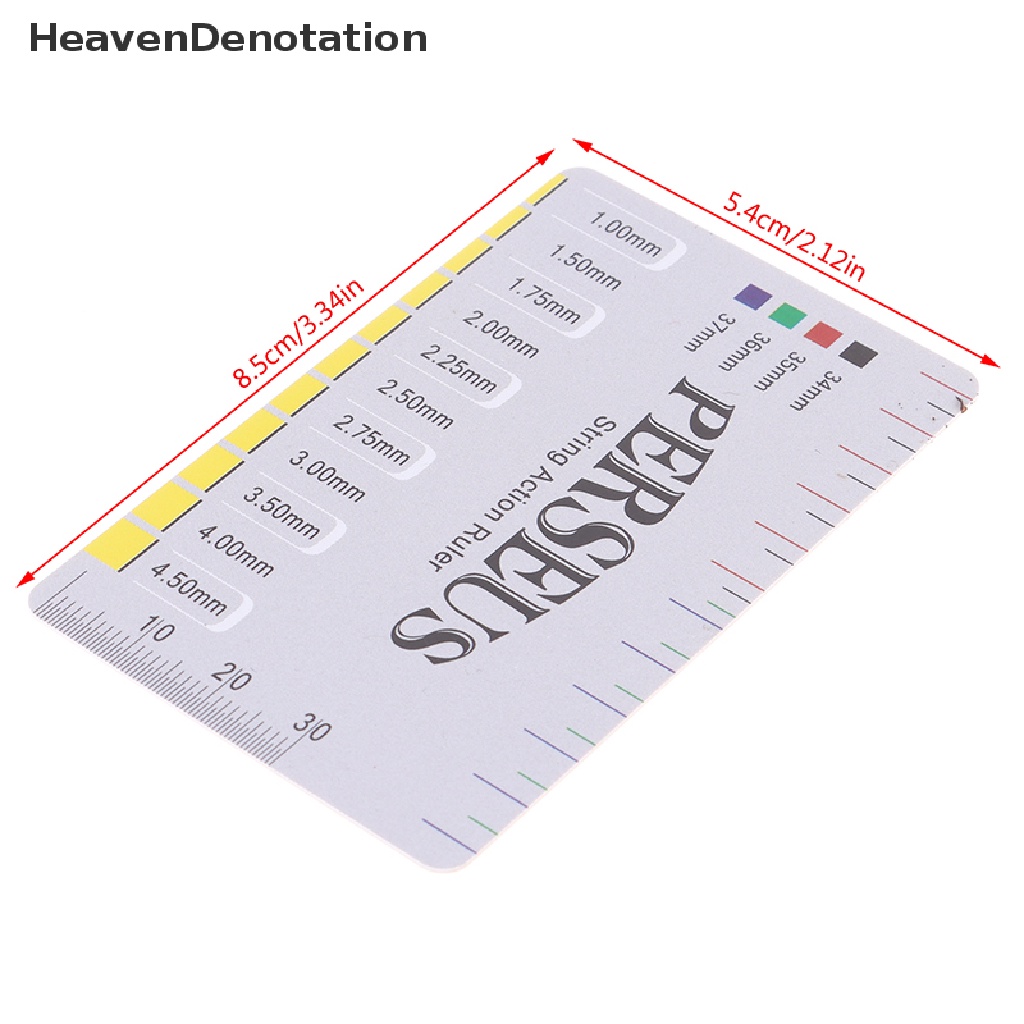 [HeavenDenotation] Guitar Accessories Gauge Ruler Electric Guitar Tool For String Instruments